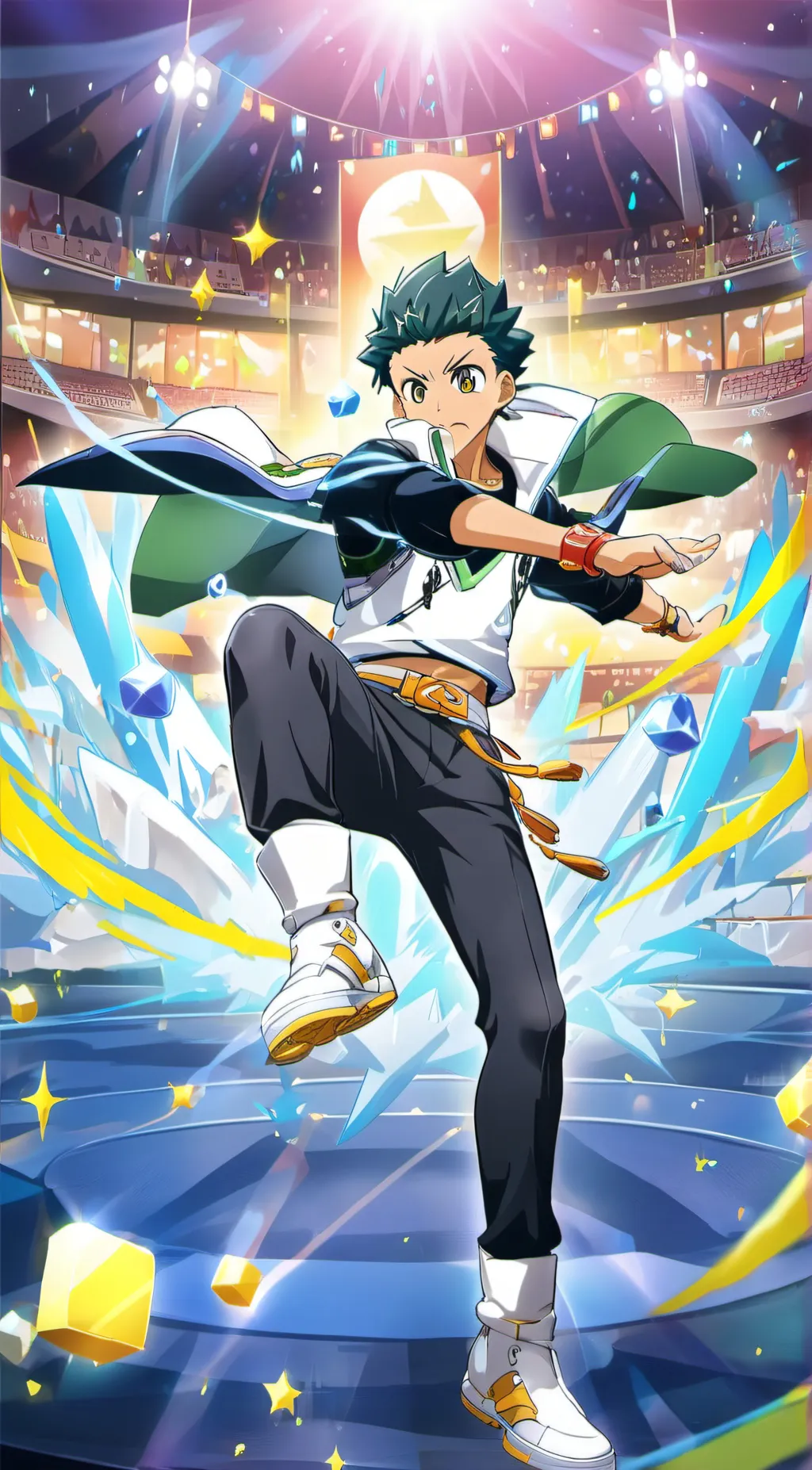 ai character: Valt aoi  background