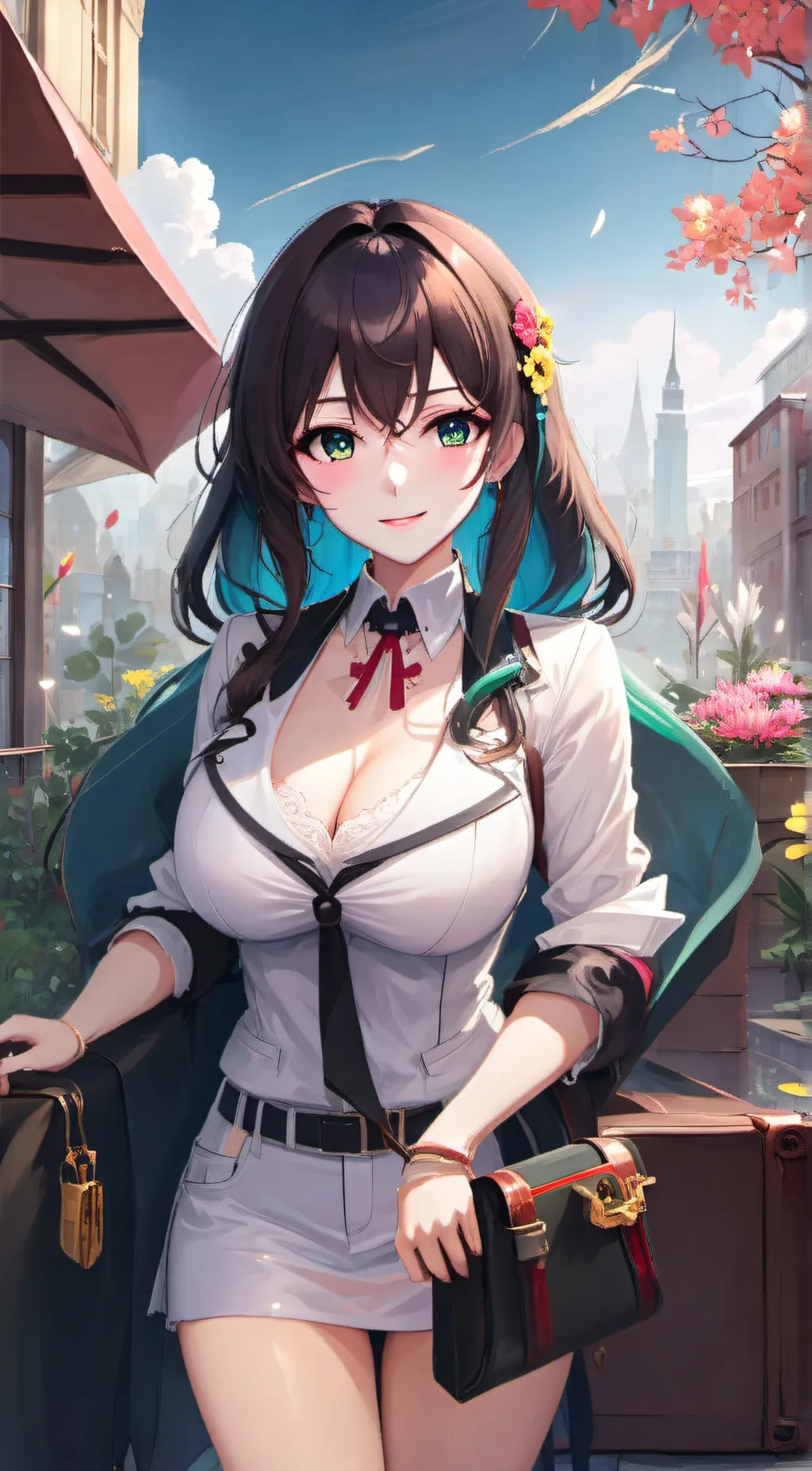 ai character: denise background