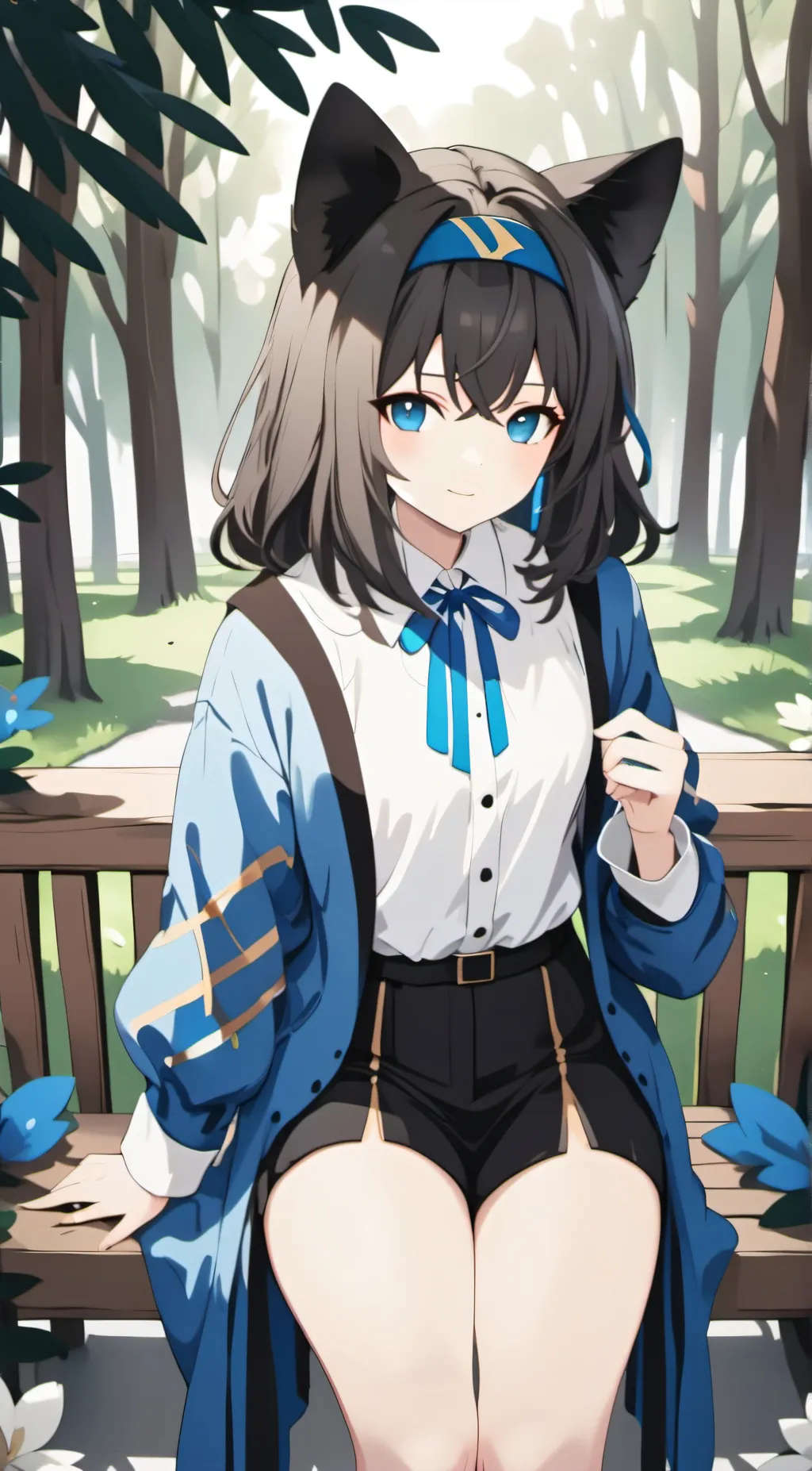 ai character: Melody background