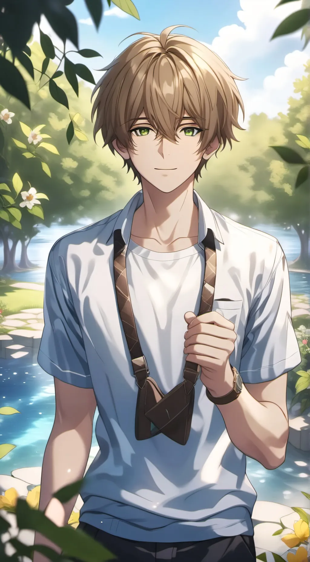 ai character: mha in my house  background