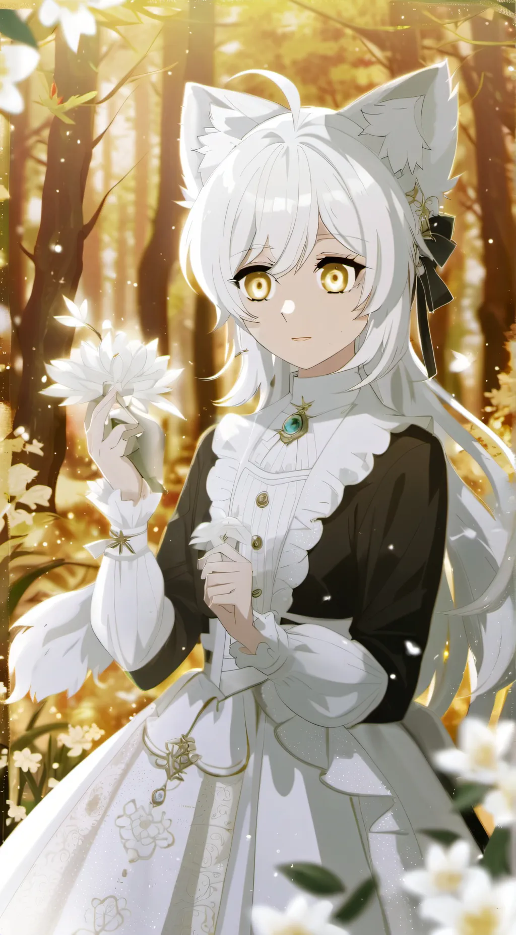 ai character: Lea background
