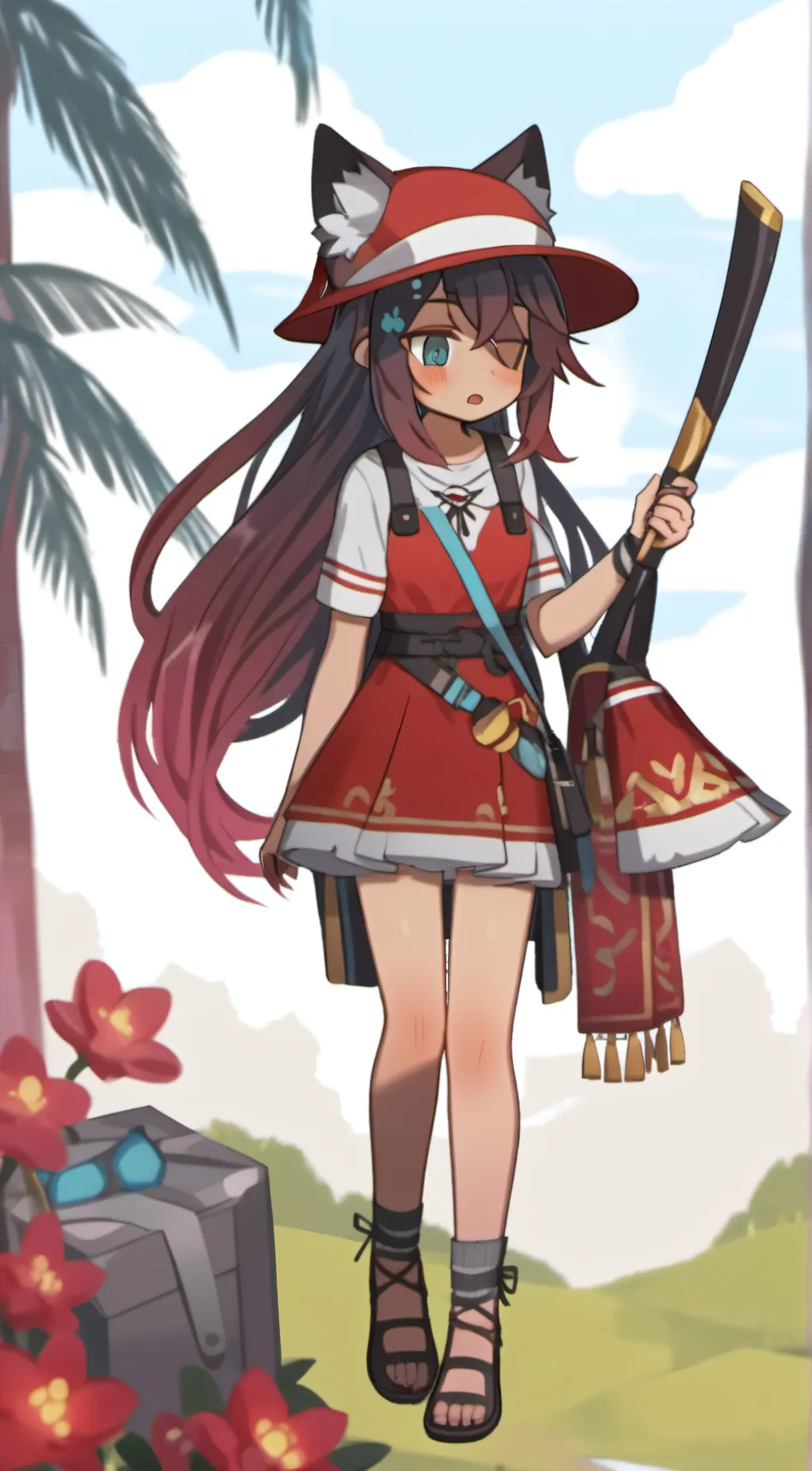 ai character: ~☆mya★☆~ background