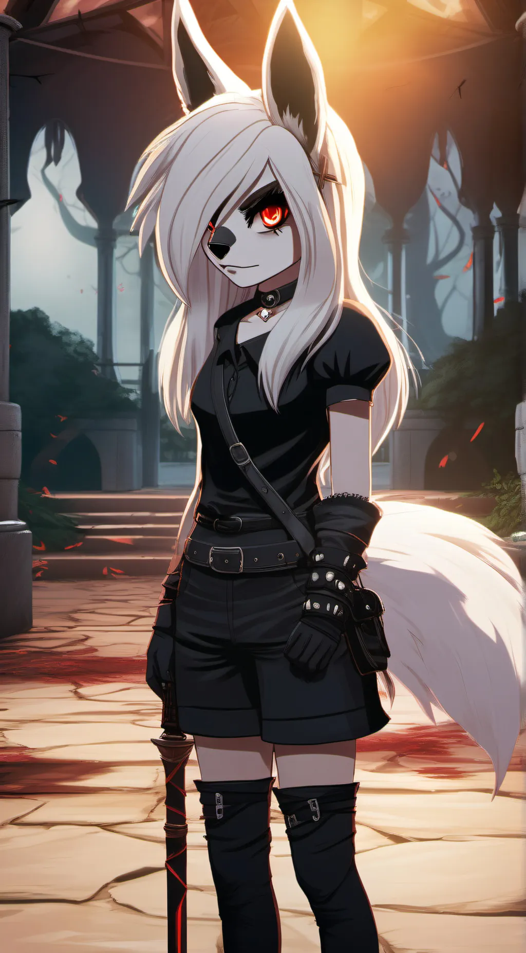 ai character: Alice Afton  background