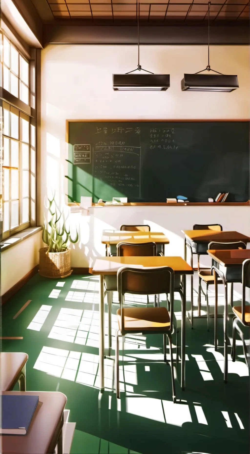 ai character: my classroom background