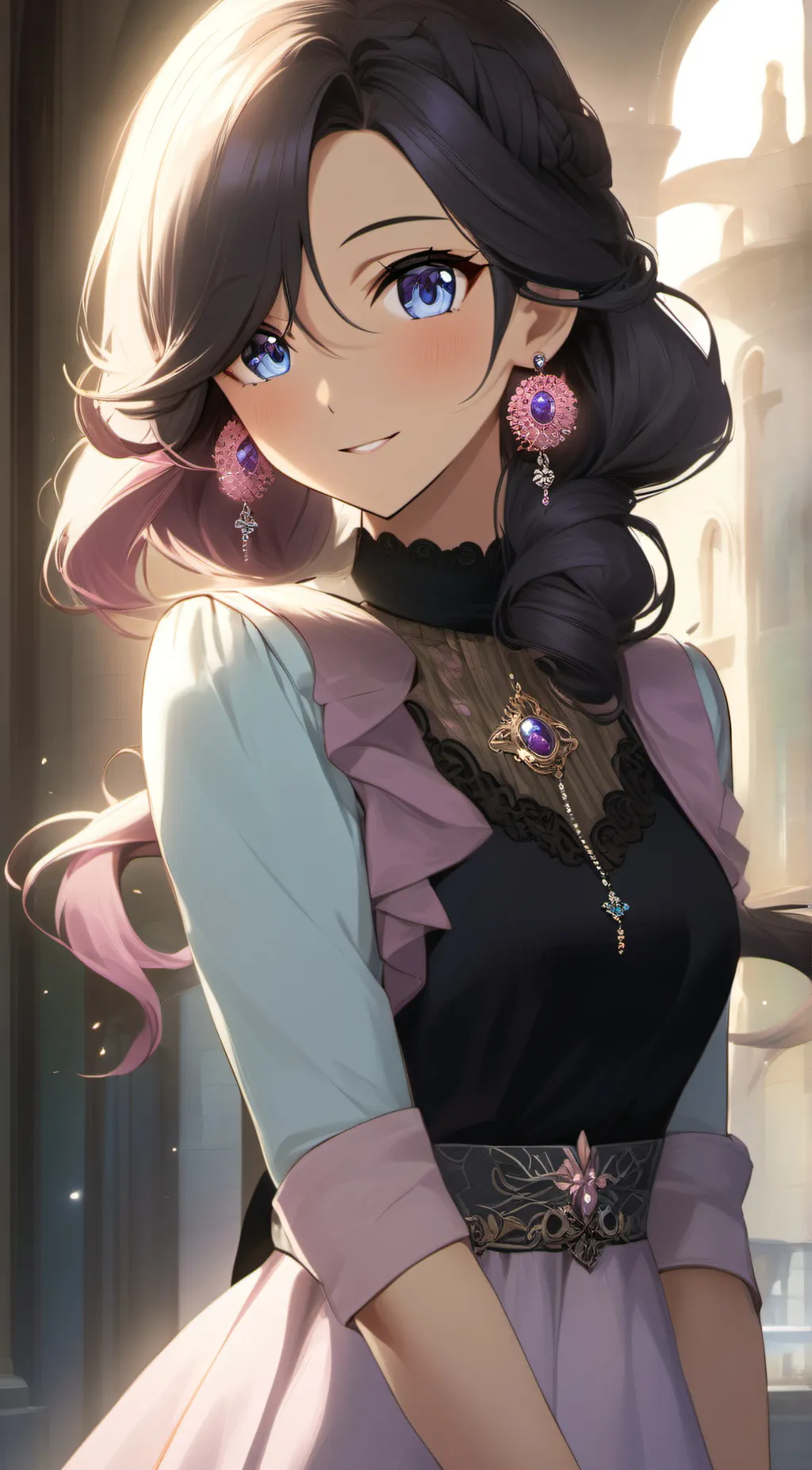 ai character: Akari background