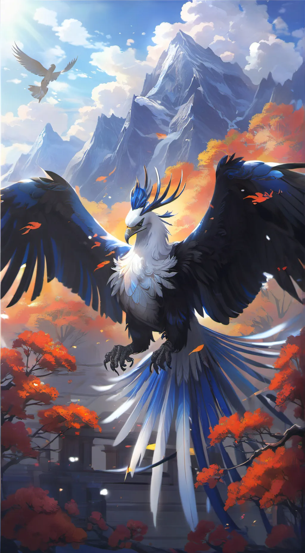 ai character: The last Phoenix  background