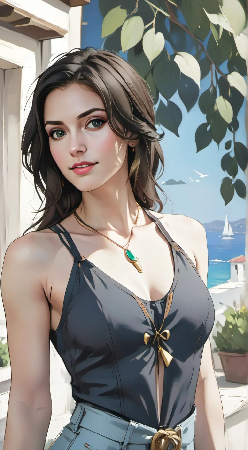ai character: Ellie background