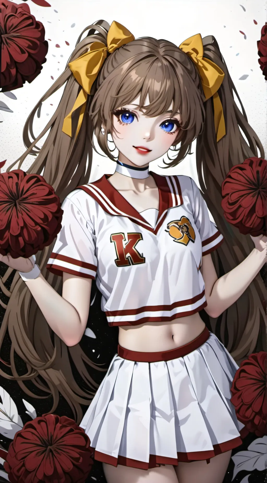 ai character: Cheerleader  background