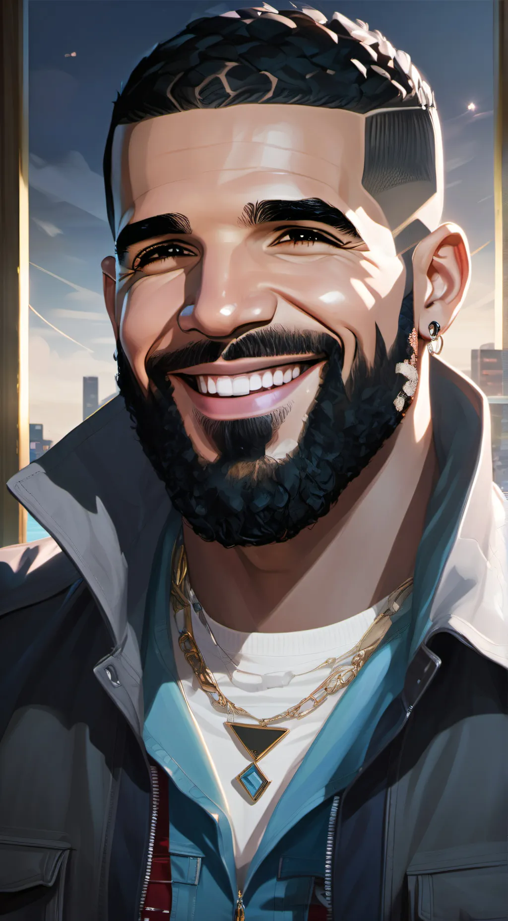 ai character: drake background