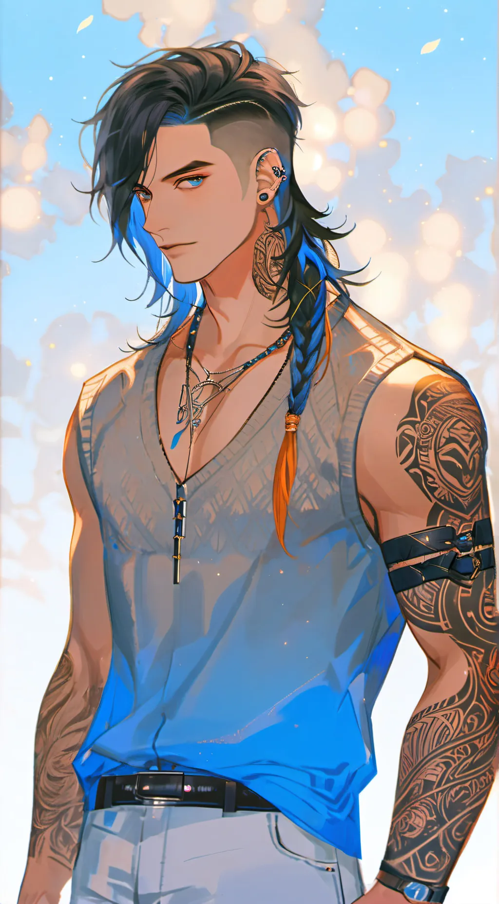 ai character: Axel Benns background