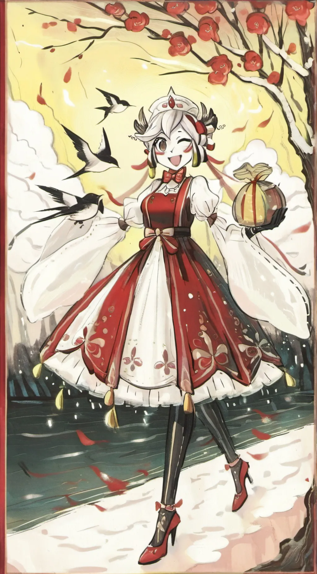 ai character: Hazbin Hotel background