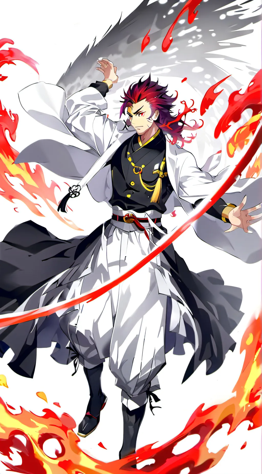 ai character: The mugen train background