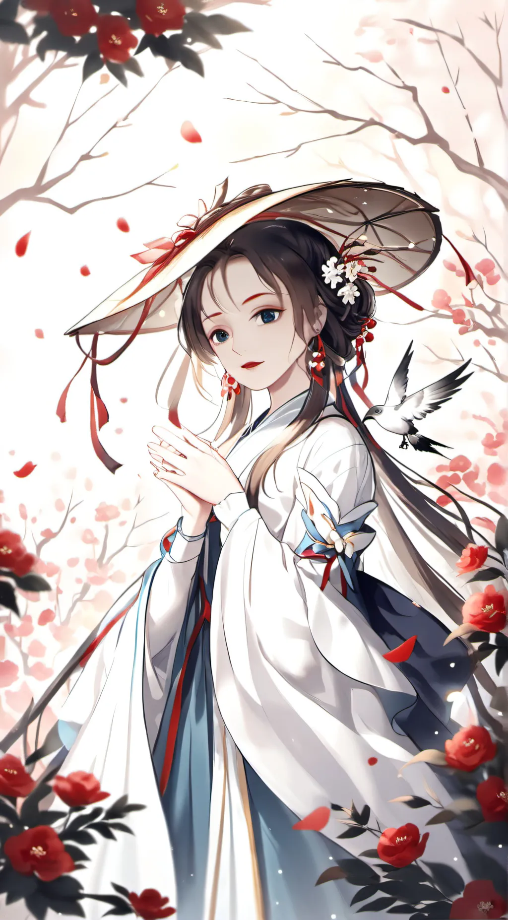 ai character: Blossom background