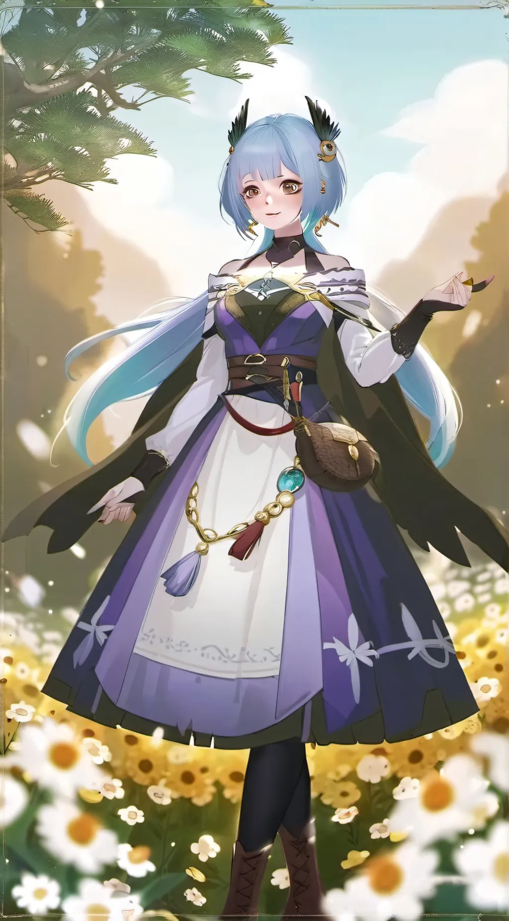 ai character: Uta  background