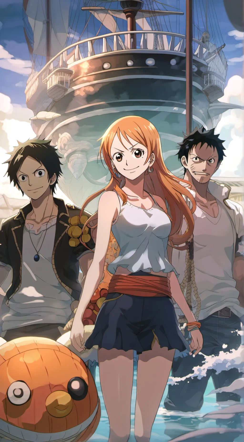 ai character: nami background