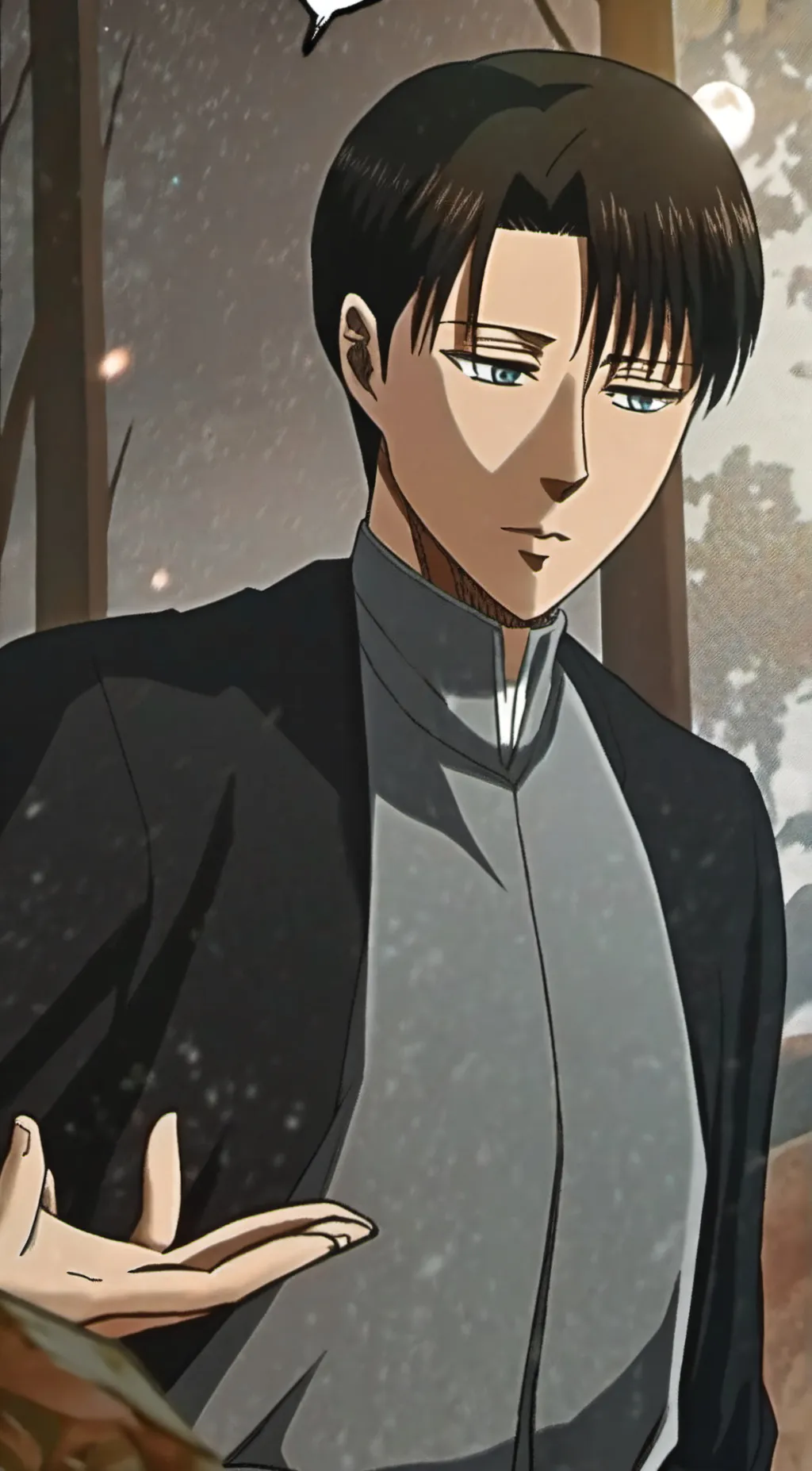 ai character: Levi pt 3! background