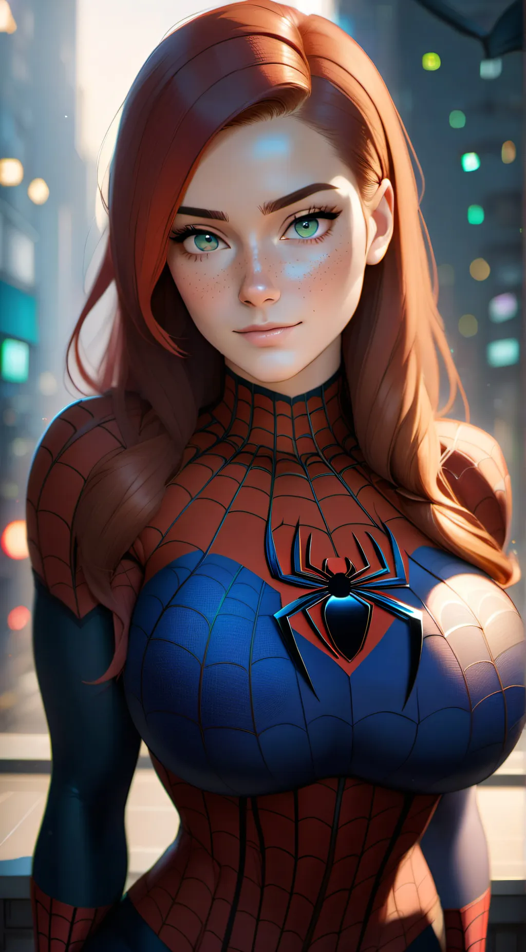 ai character: Spider-woman background