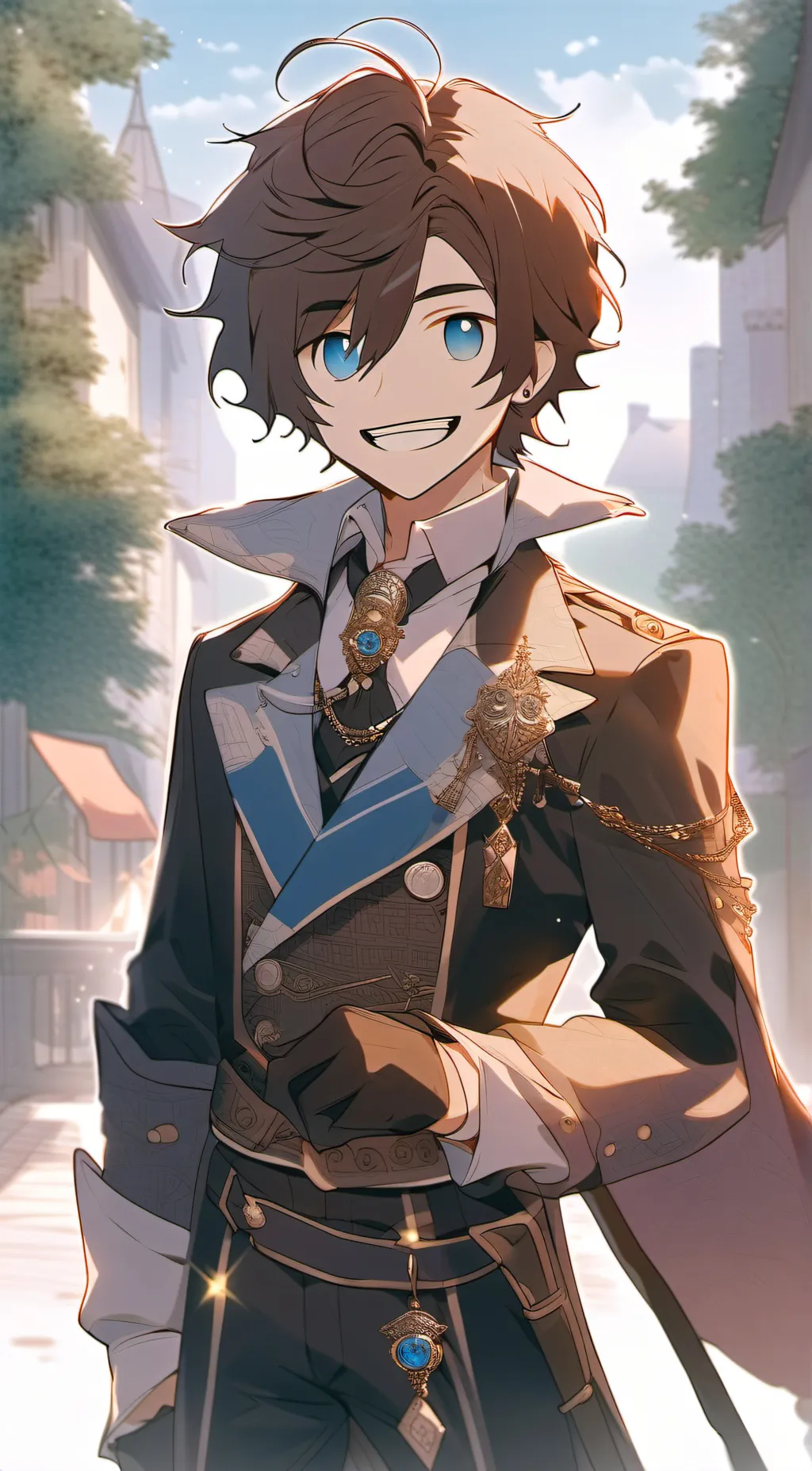 ai character: Young regi background