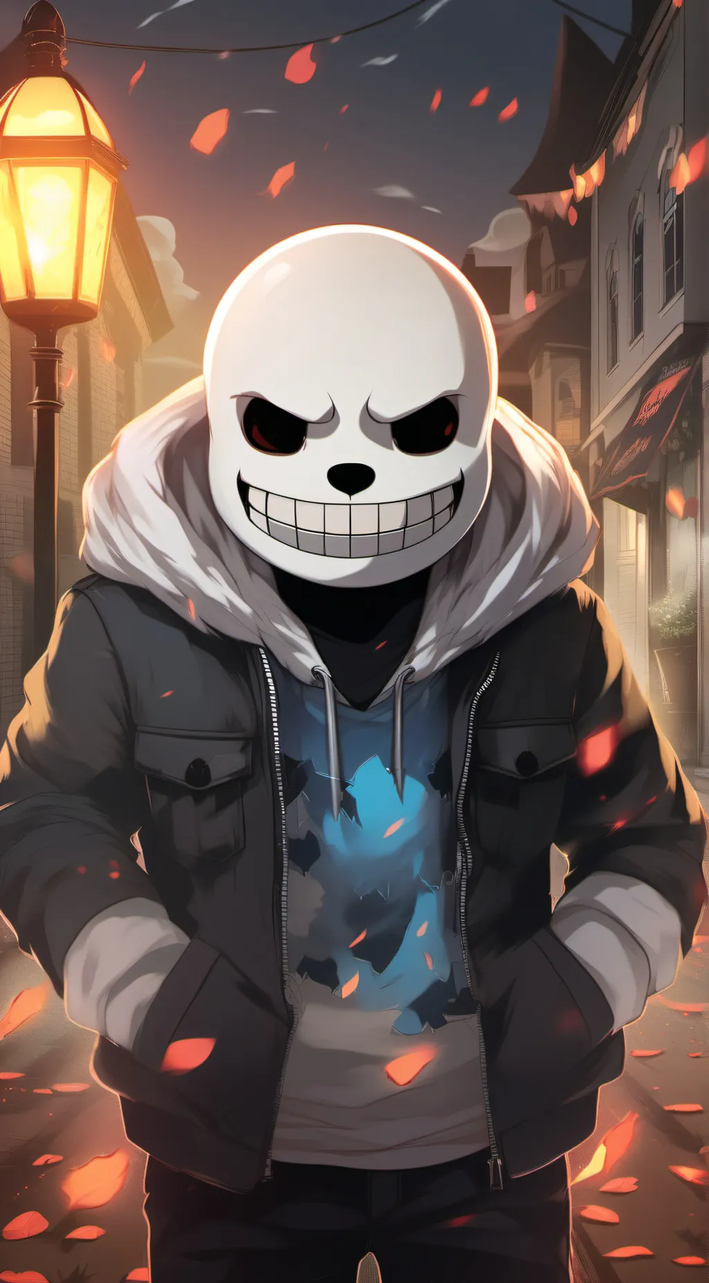 ai character: Sans background