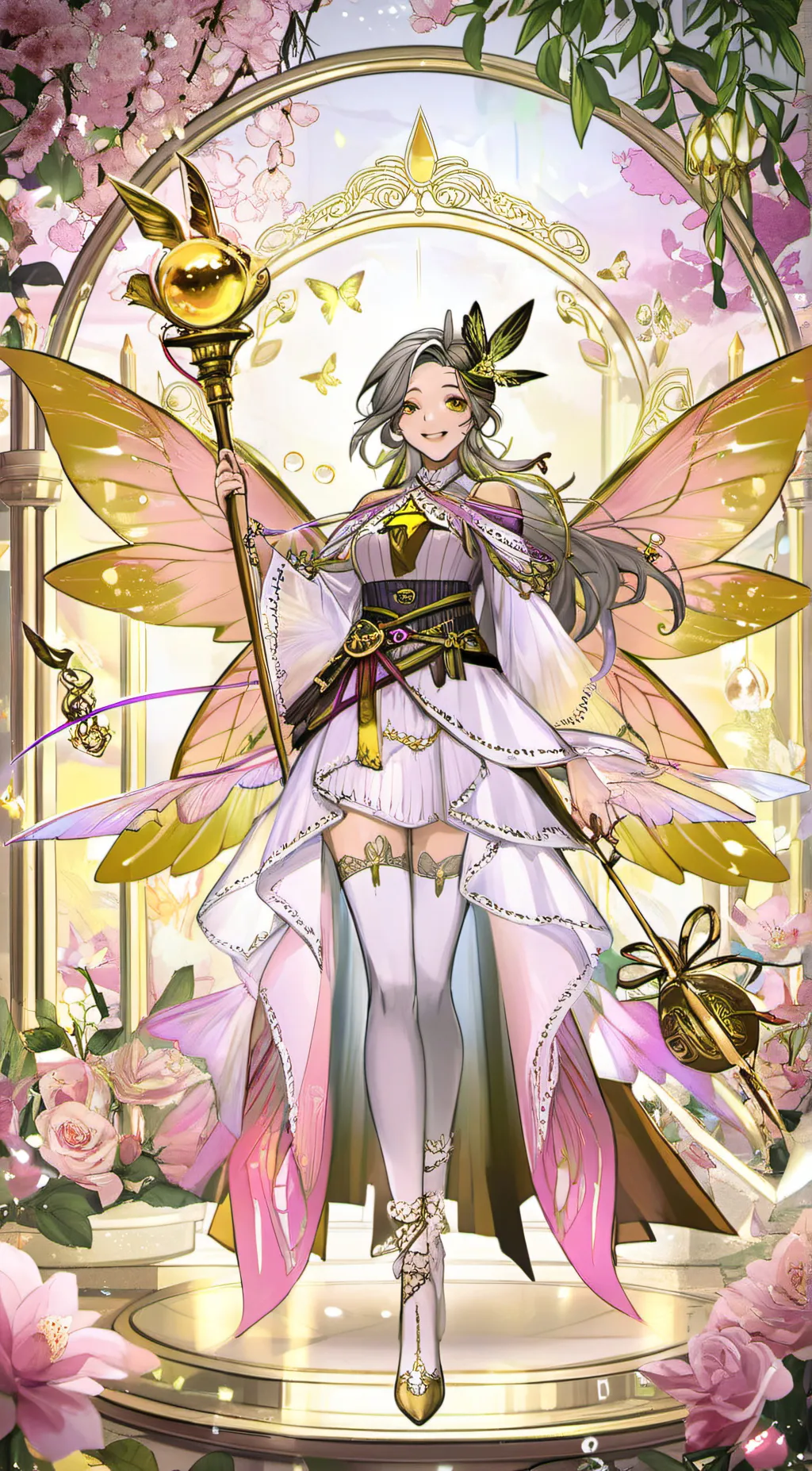 ai character: Sweet Marjoram  background