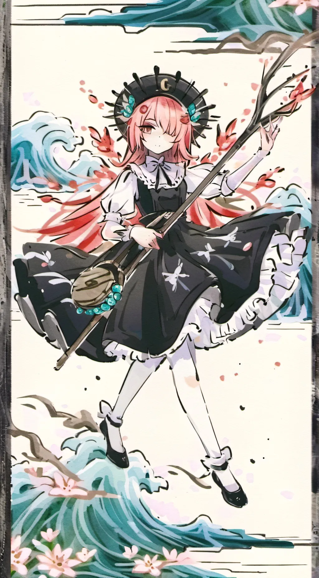 ai character: zina  background