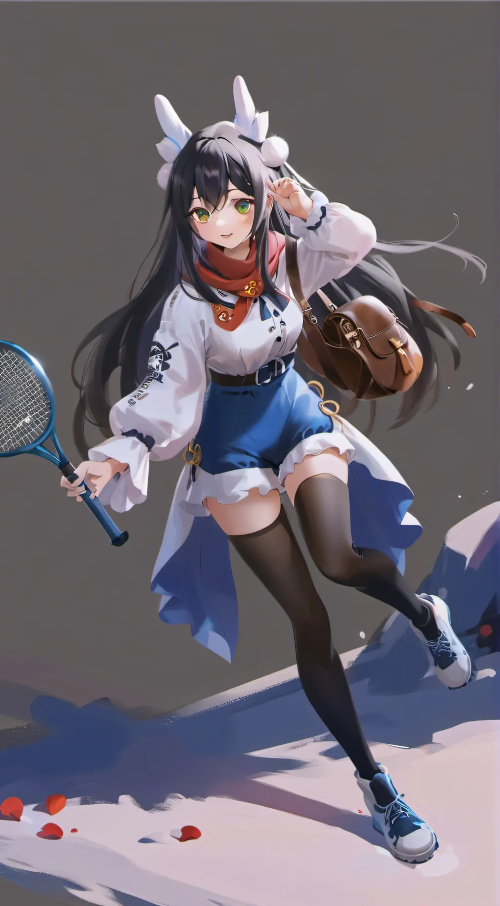 ai character: amber  background