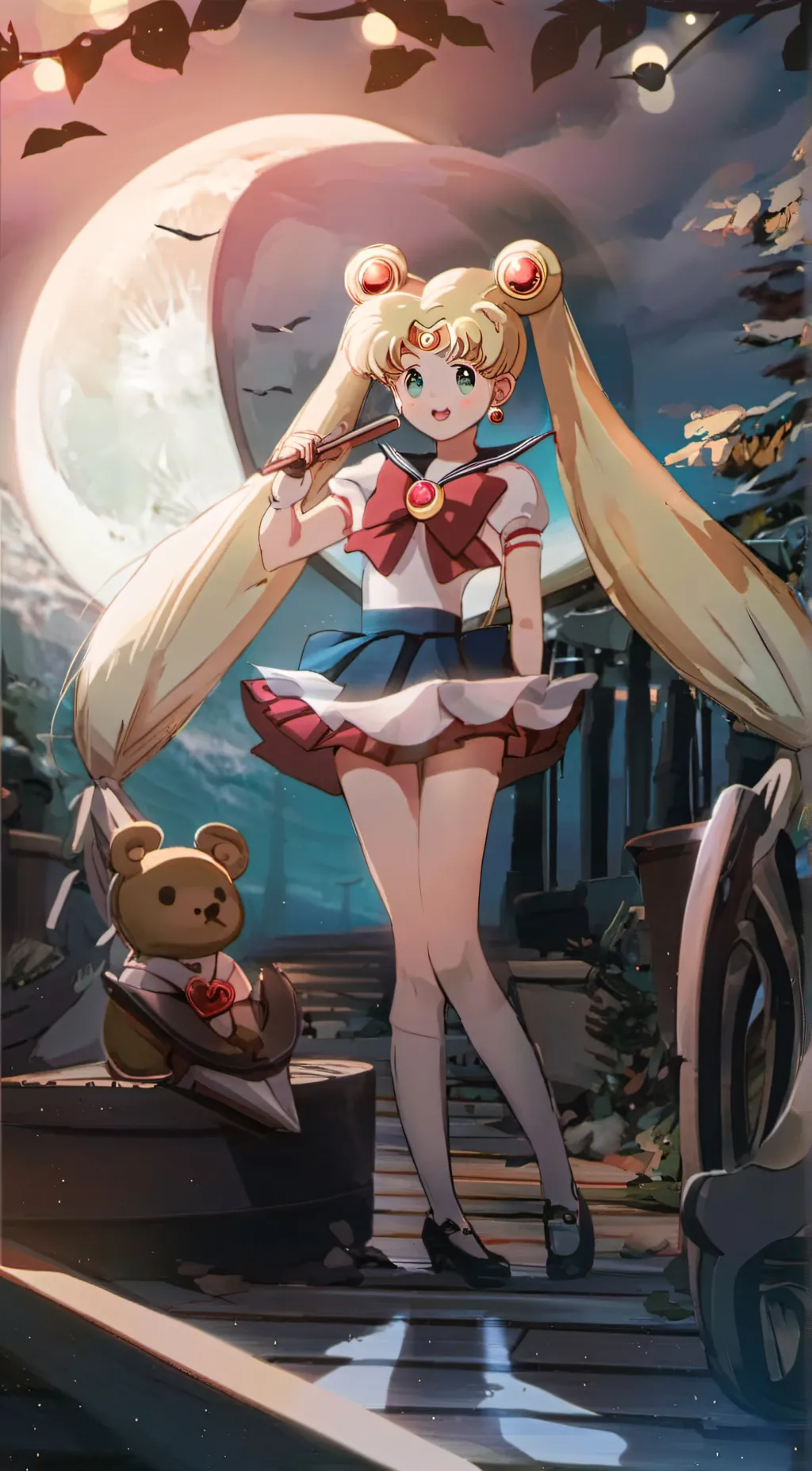 ai character: Luna 2 background