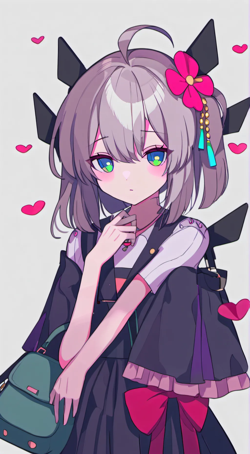 ai character: cuti girl background