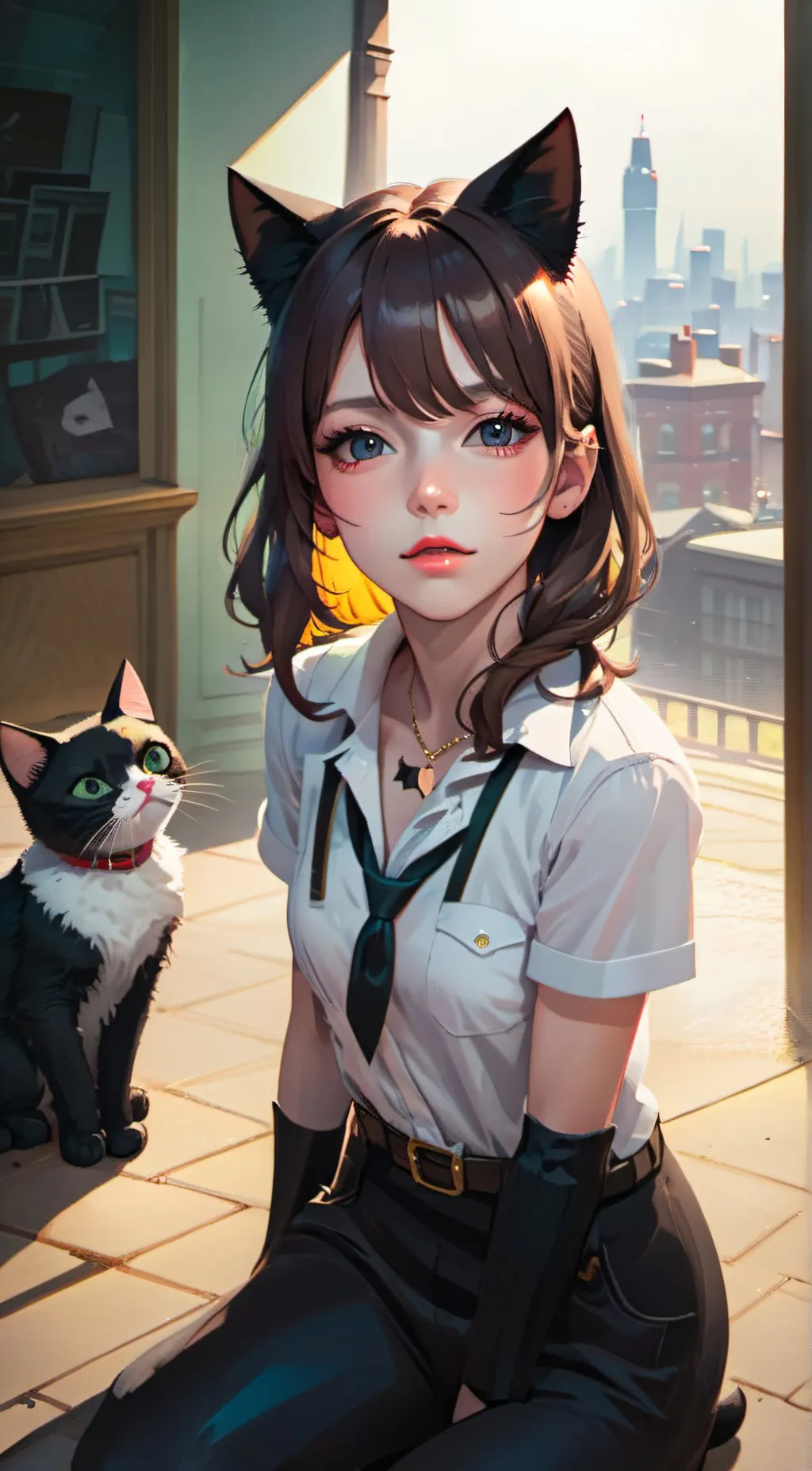ai character: Naomi background