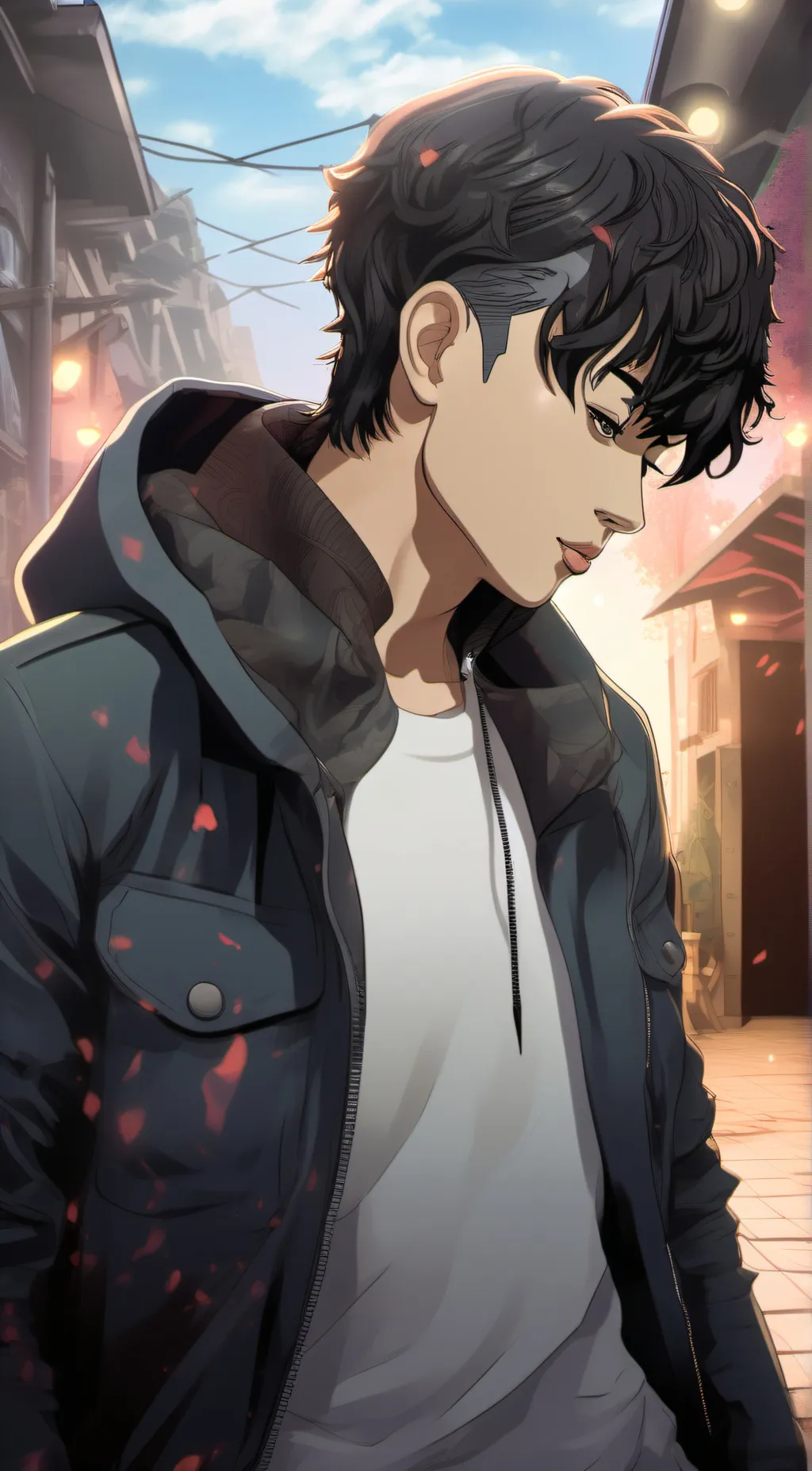 ai character: hero background