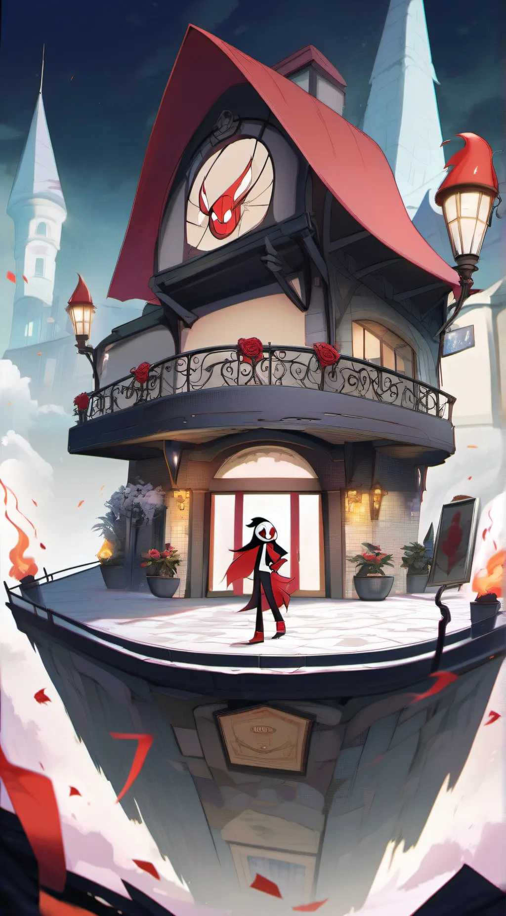ai character: The Hazbin Hotel! background