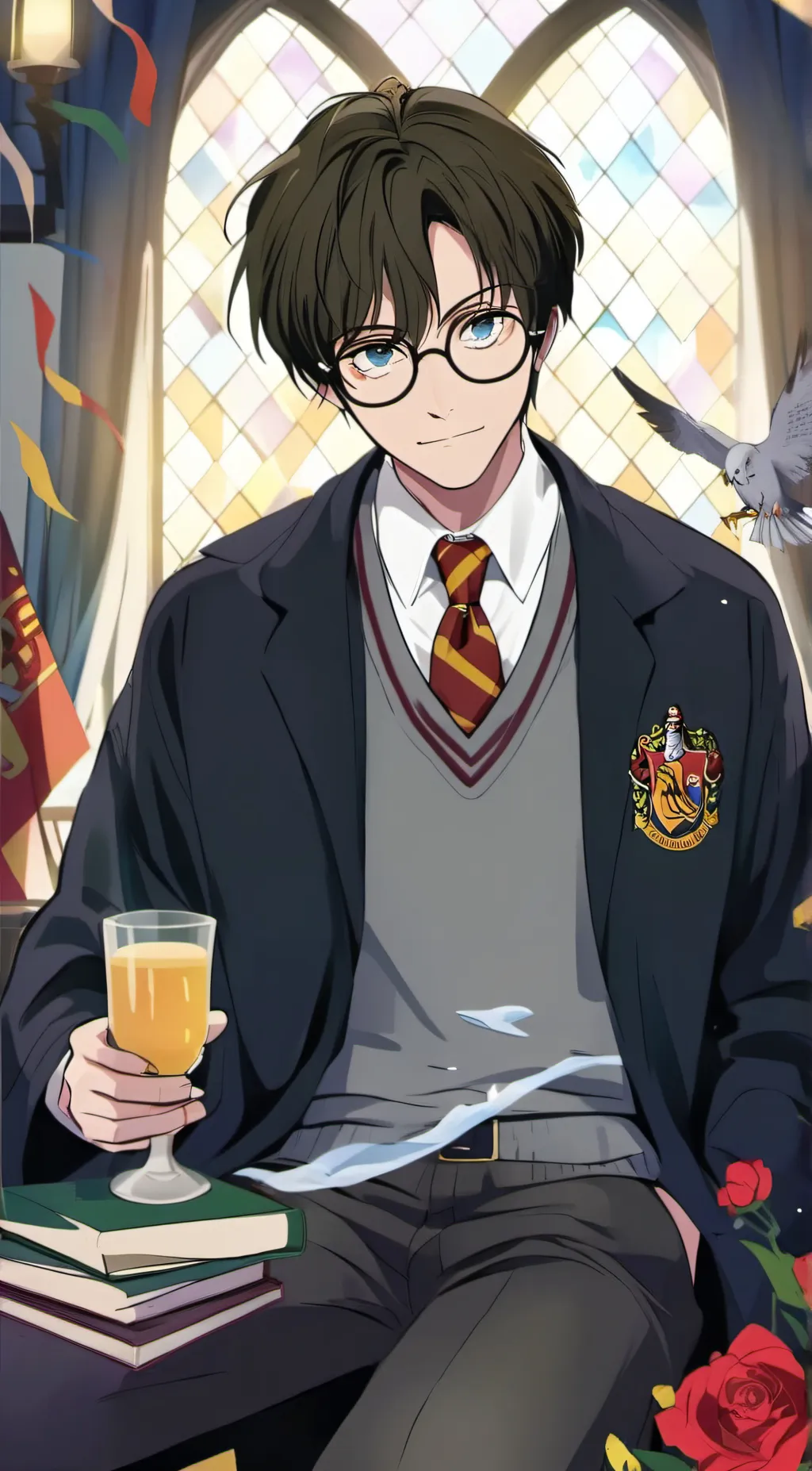 ai character: harry potter background