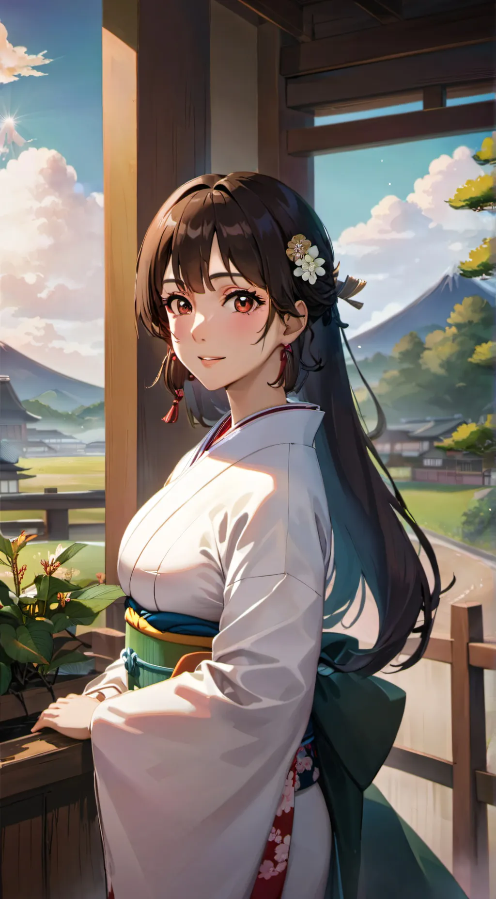 ai character: Kotoha Tuyuha  background