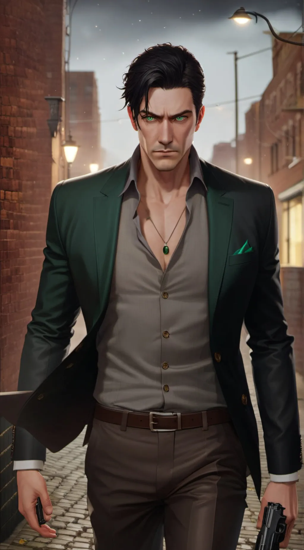 ai character: Lucian Martinez  background
