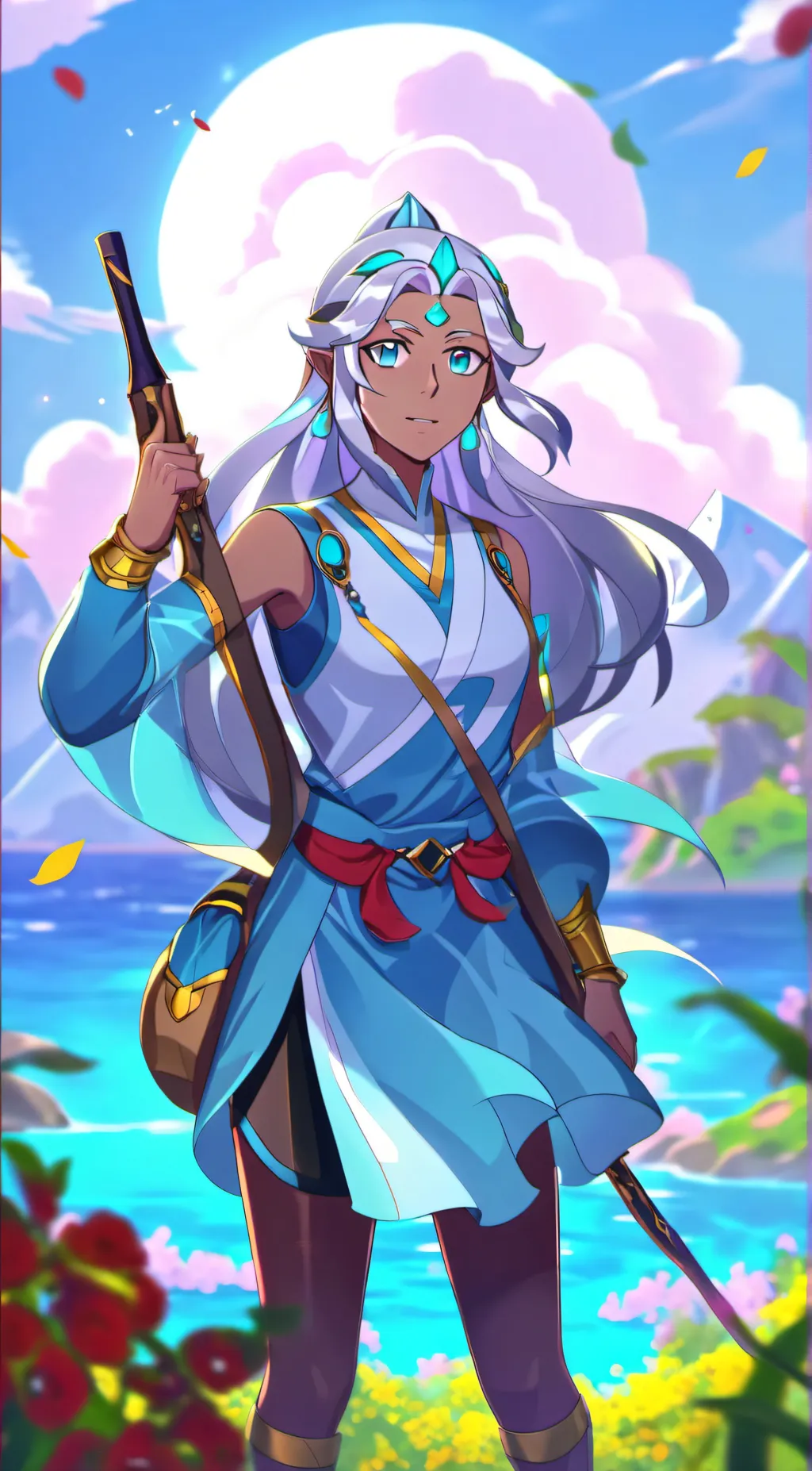 ai character: Allora background