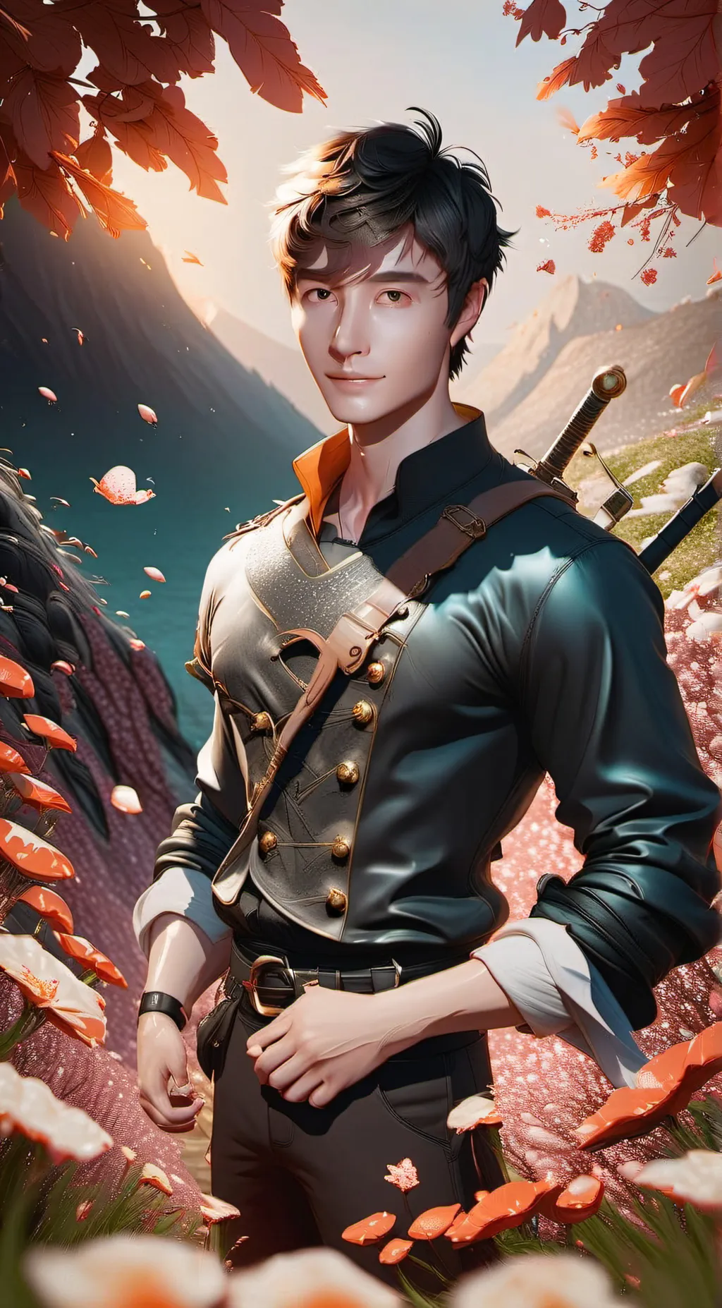 ai character: Sam and colby background
