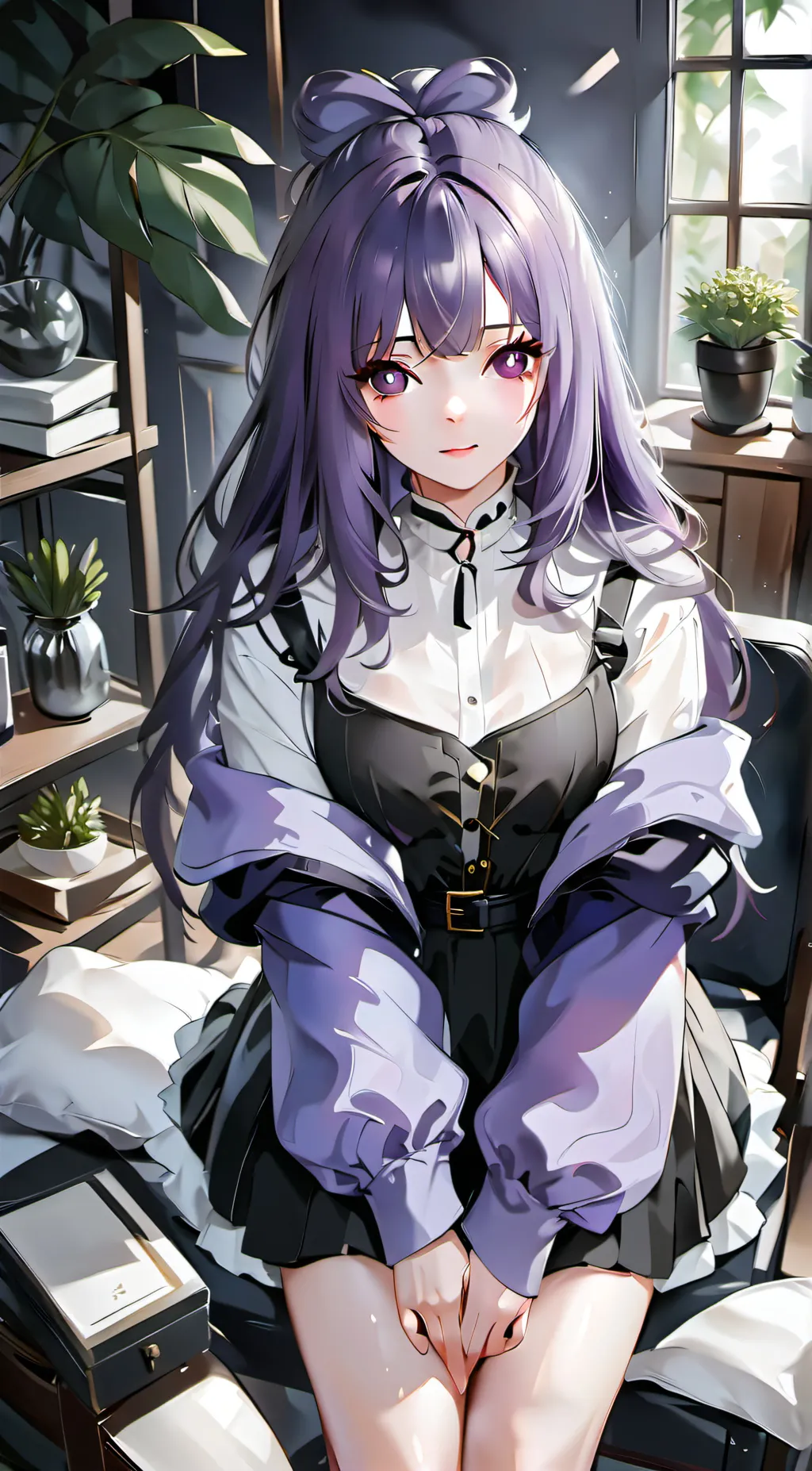 ai character: •-ravila-• background