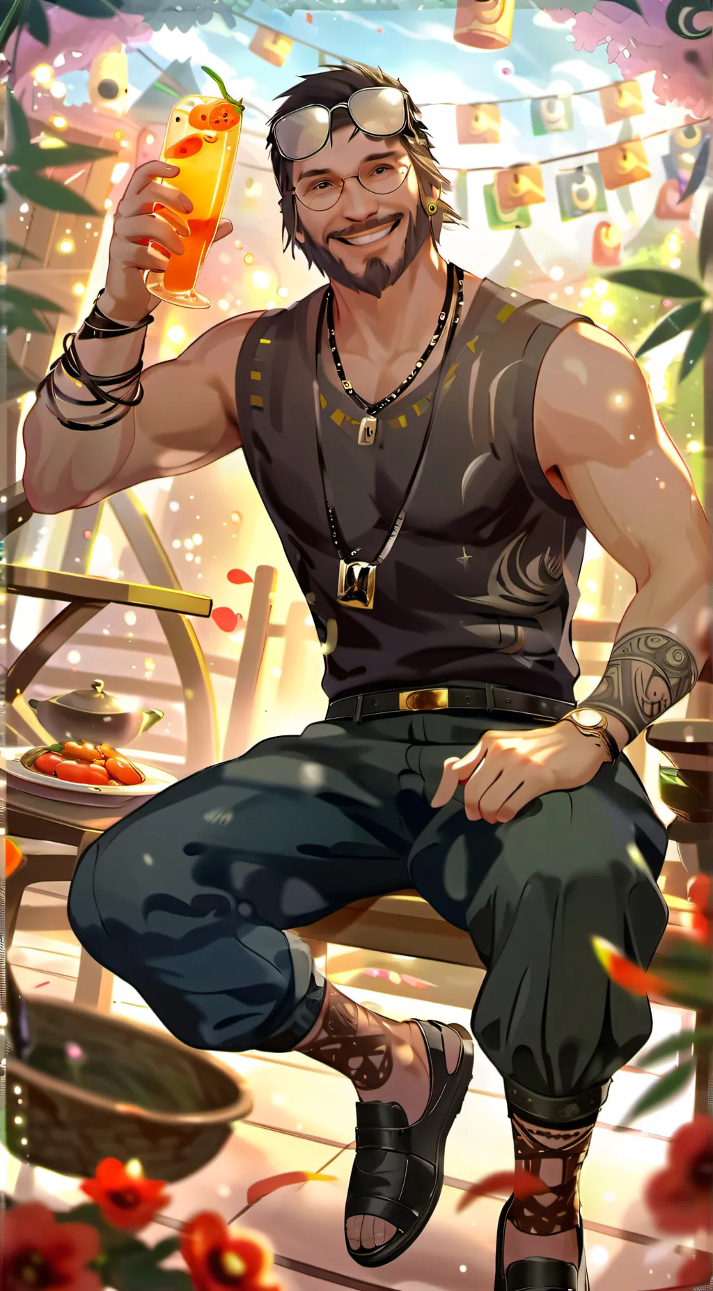 ai character: Zhr Radiant Star background