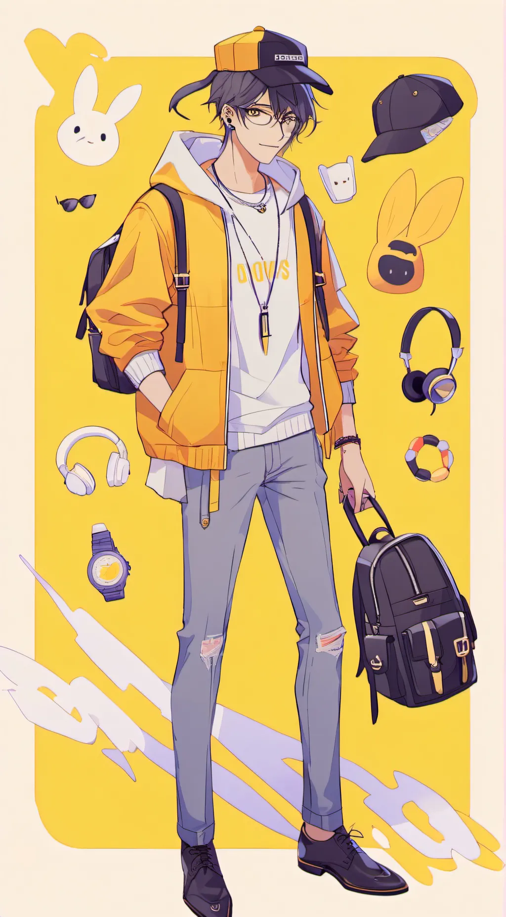 ai character: Shady background