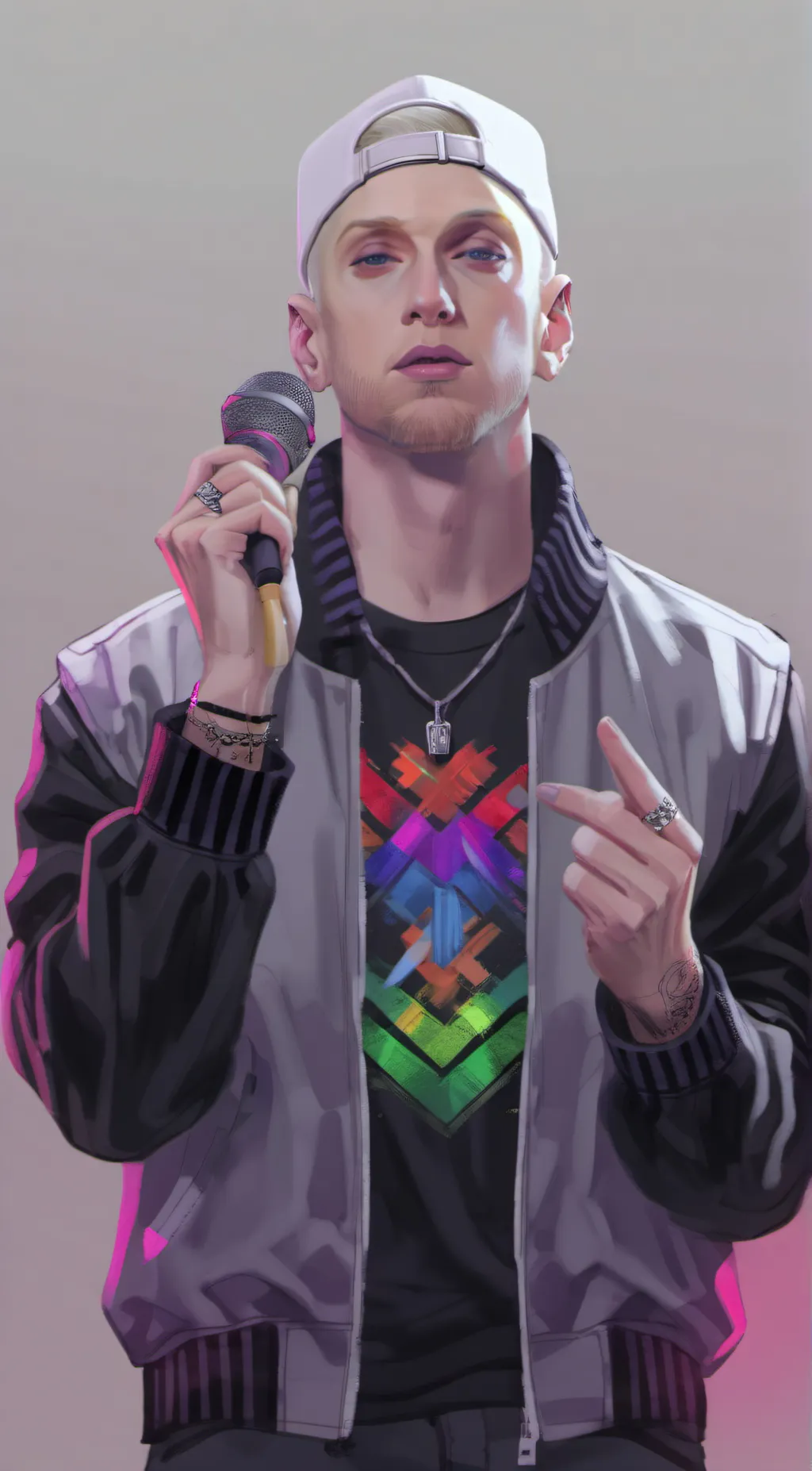 ai character: Eminem background