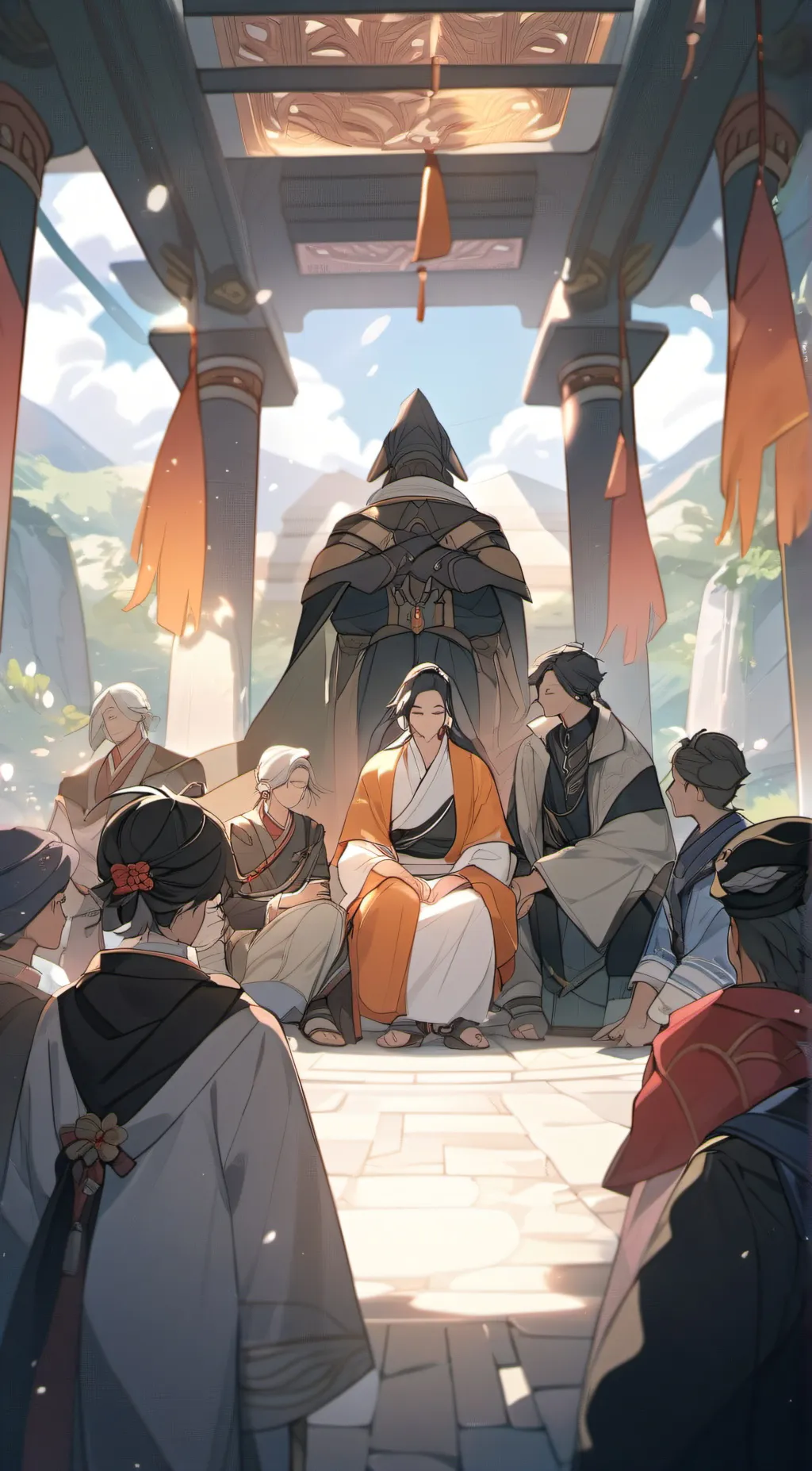 ai character: your worshipers  background