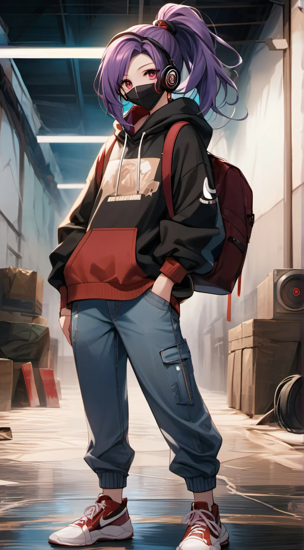 ai character: Xina  background