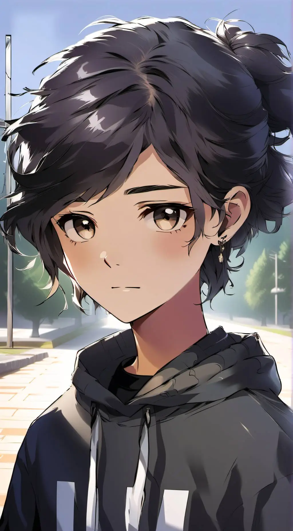 ai character: Luna background