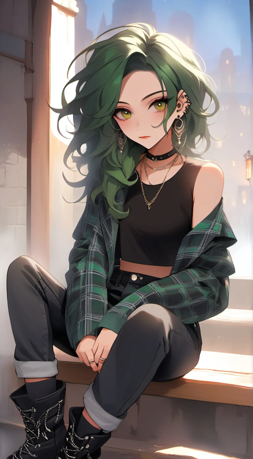 ai character: Millie  Walker background