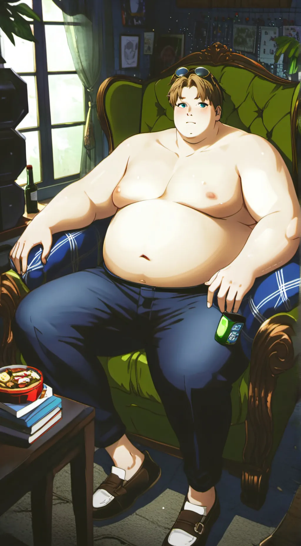 ai character: Anthony  background
