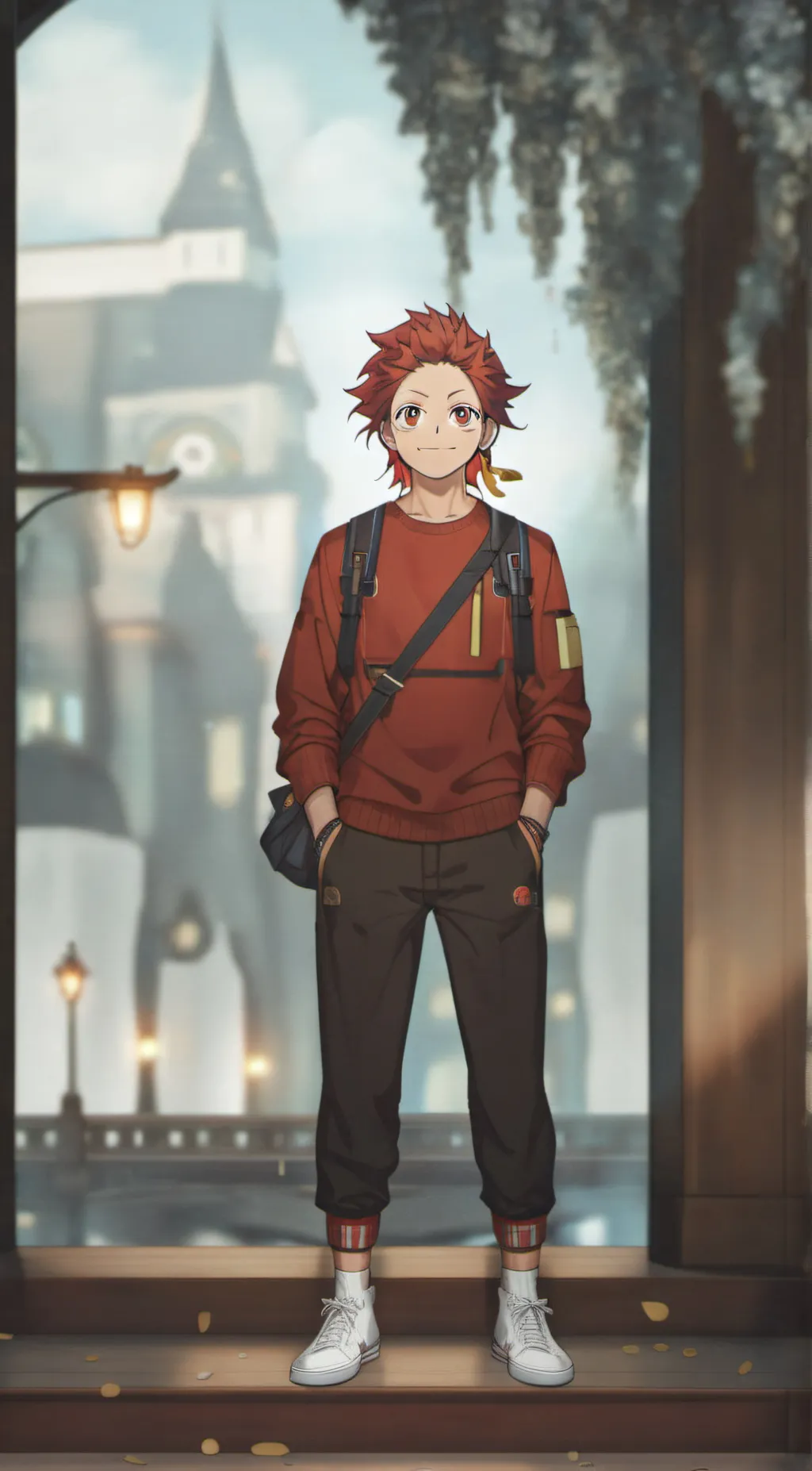 ai character: Kirishima background