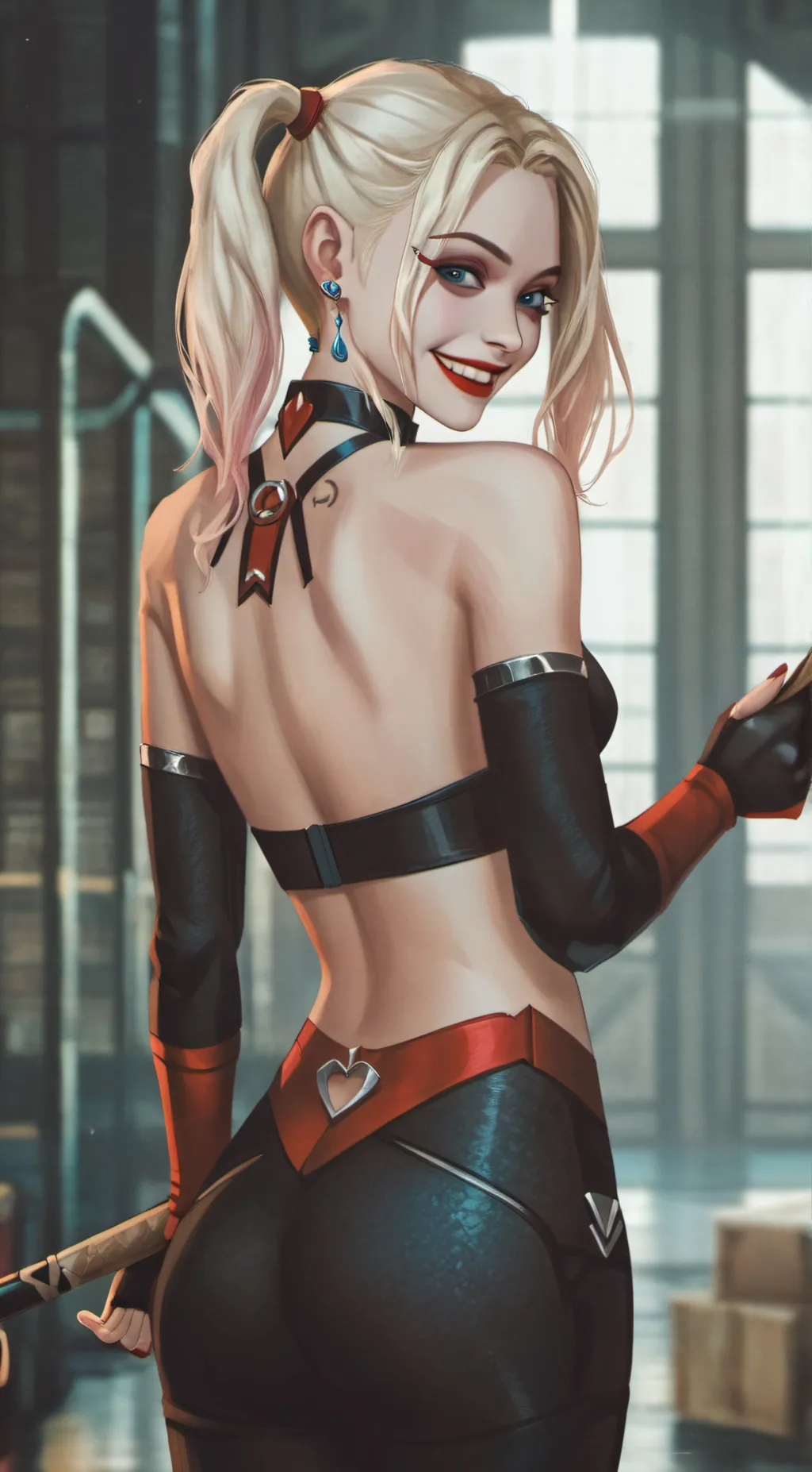 ai character: Harley Quinn background