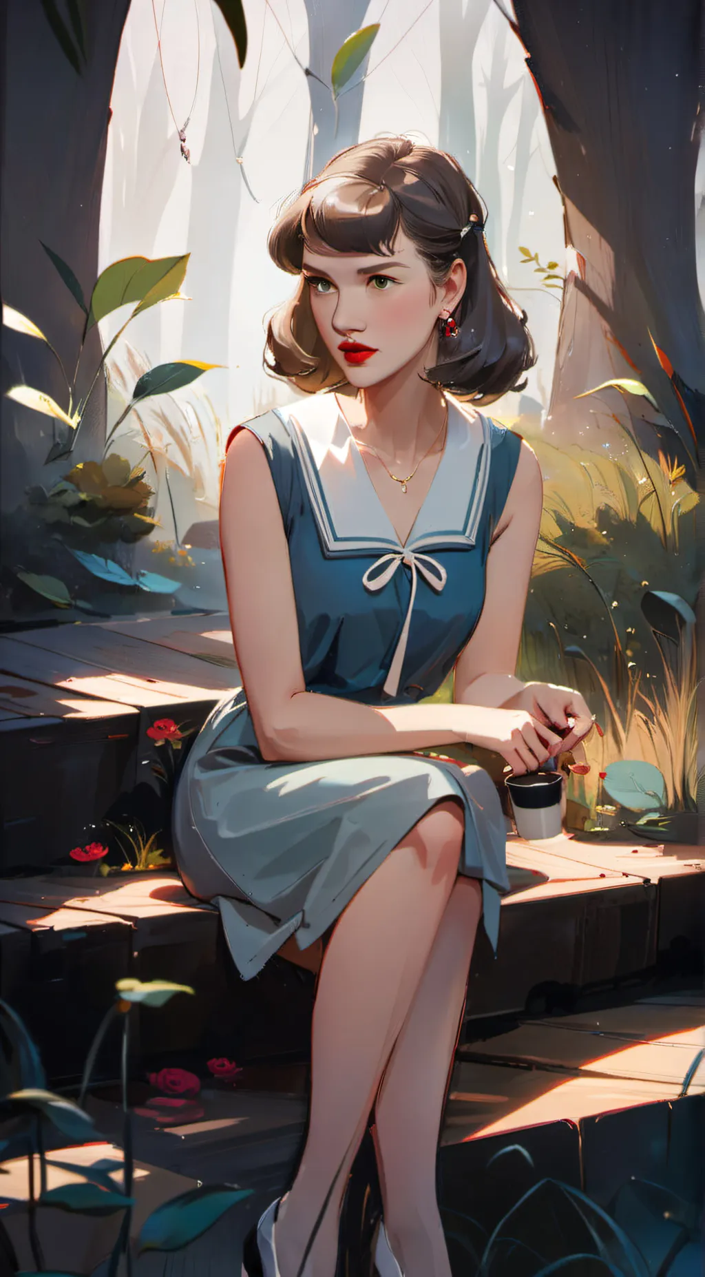 ai character: Sylvia Plath background