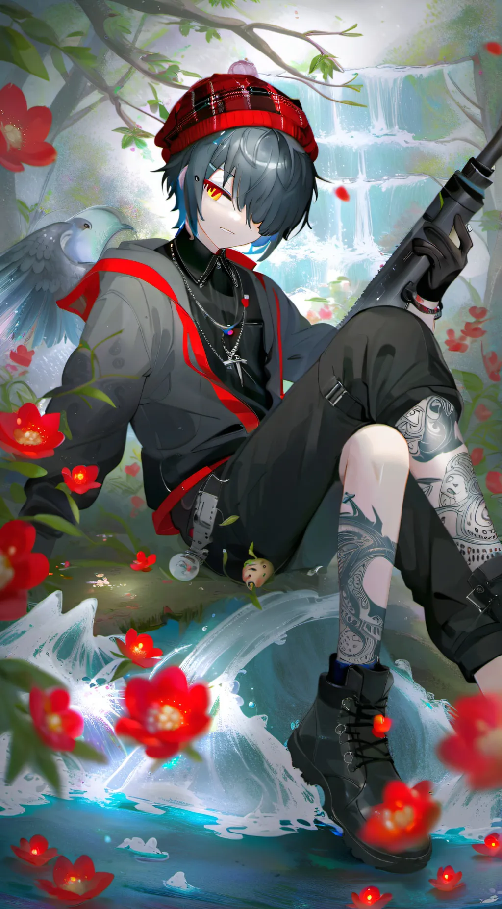ai character: karma background
