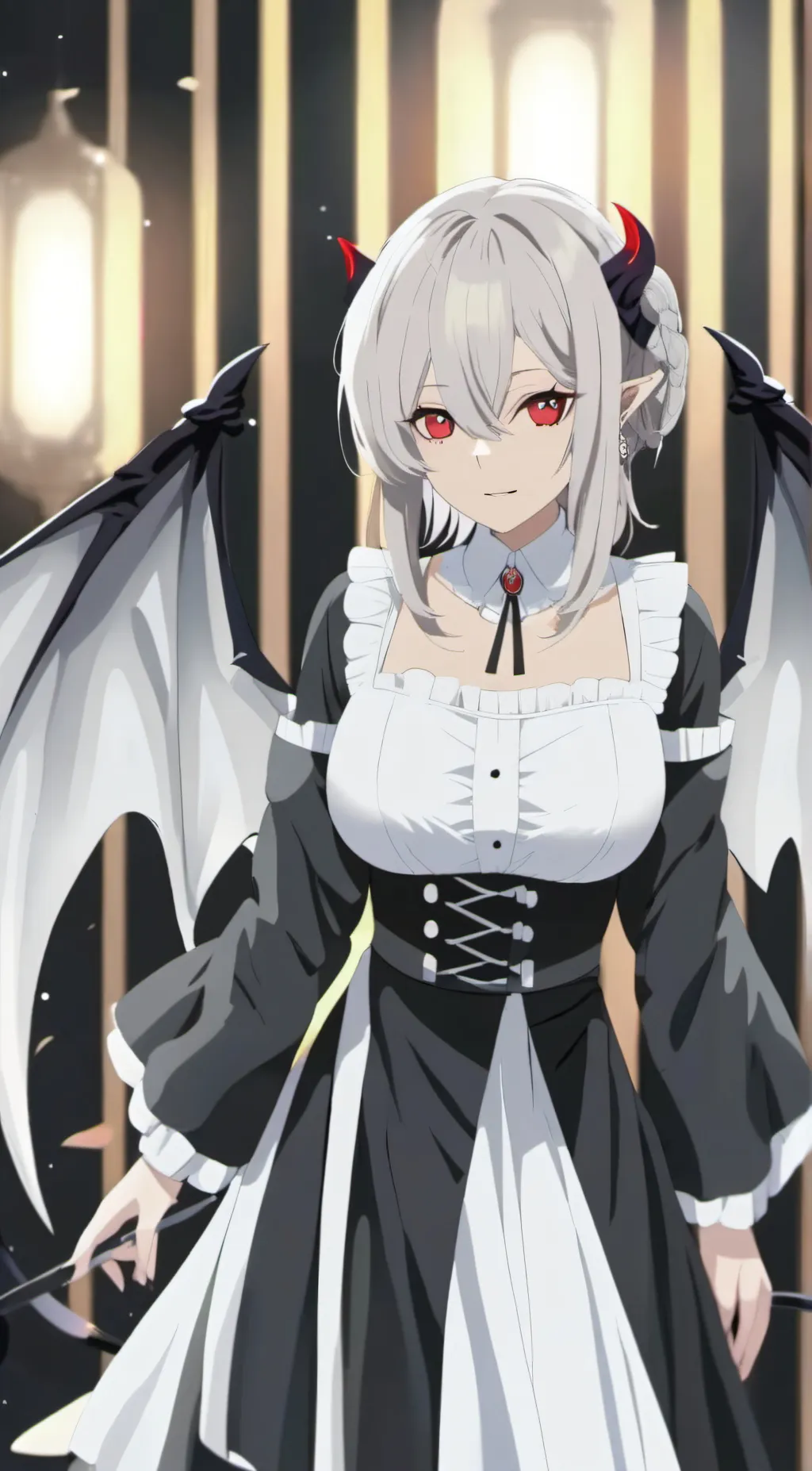 ai character: demon&angle Cookie background